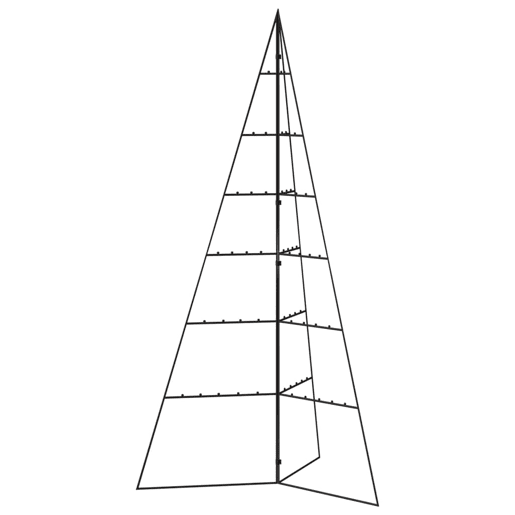 Árvore de Natal - Pinheiro de Natal para decoração 140 cm metal preto