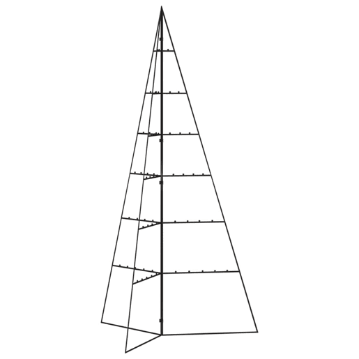 Árvore de Natal - Pinheiro de Natal para decoração 140 cm metal preto