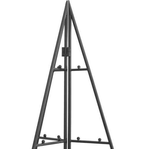 Árvore de Natal - Pinheiro de Natal para decoração 140 cm metal preto