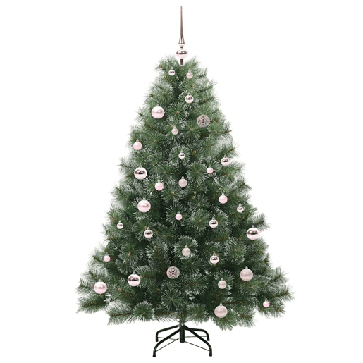 Árvore de Natal - Pinheiro de Natal Artificial com 150 LEDs Verde 150 cm PE e PVC