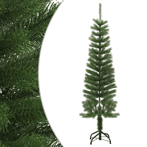 Árvore de Natal - Pinheiro de Natal artificial fina com suporte PE 150 cm