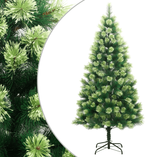 Árvore de Natal - Pinheiro de Natal artificial articulada com suporte 210 cm