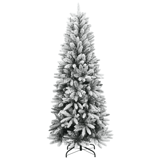 Árvore de Natal - Pinheiro de Natal artificial com 150 luzes LED e neve 120 cm