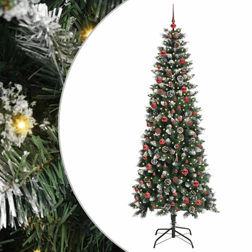 Árvore de Natal - Pinheiro de Natal Artificial com 300 LEDs Verde 86 x 86 x 210 cm