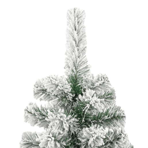 Árvore de Natal - Pinheiro de Natal artificial articulada c flocos de neve 210 cm