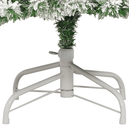 Árvore de Natal - Pinheiro de Natal artificial articulada c flocos de neve 210 cm