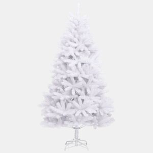 Árvore de Natal - Pinheiro de Natal artificial articulada com suporte 240 cm branco