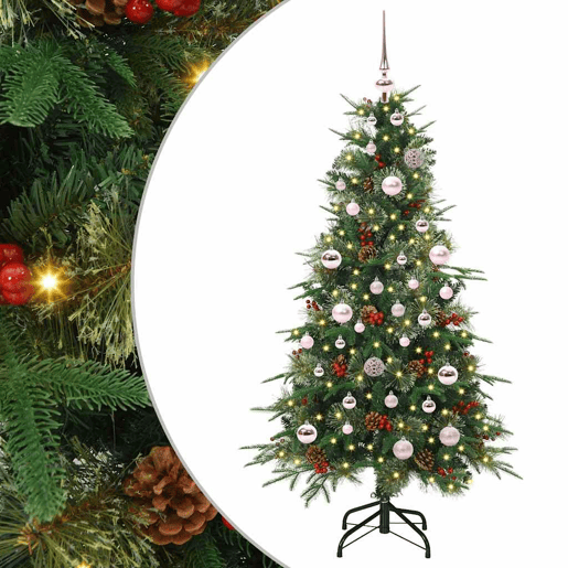 Árvore de Natal - Pinheiro de Natal Articulada Artificial Verde 150 cm PE e PVC