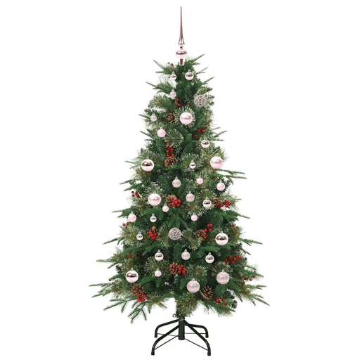 Árvore de Natal - Pinheiro de Natal Articulada Artificial Verde 150 cm PE e PVC