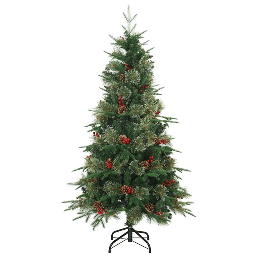Árvore de Natal - Pinheiro de Natal Articulada Artificial Verde 150 cm PE e PVC