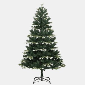 Árvore de Natal - Pinheiro de Natal artificial articulada c flocos de neve 210 cm
