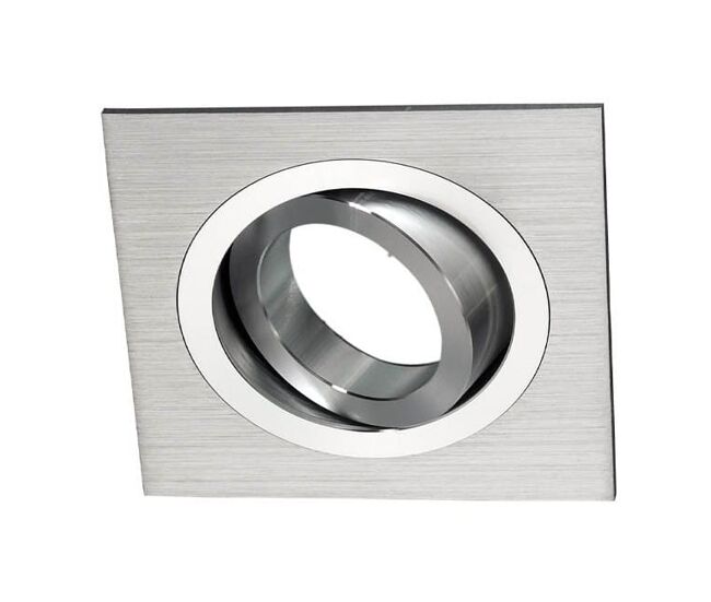 Foco empotrable classic cuadrado aluminio. wonderlamp