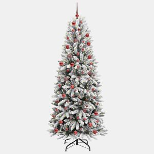 Árvore de Natal - Pinheiro de Natal Artificial com 300 LEDs Branco 78 x 78 x 210 cm