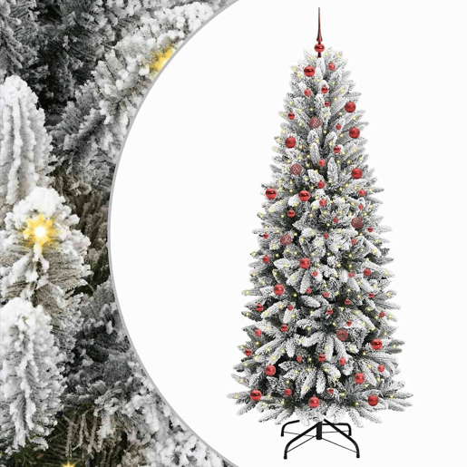 Árvore de Natal - Pinheiro de Natal Artificial com 300 LEDs Branco 78 x 78 x 210 cm