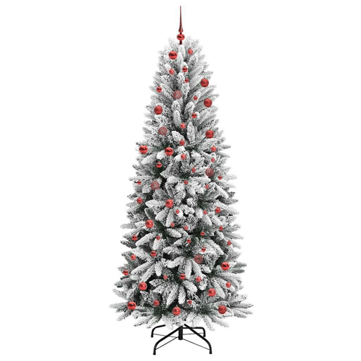 Árvore de Natal - Pinheiro de Natal Artificial com 300 LEDs Branco 78 x 78 x 210 cm