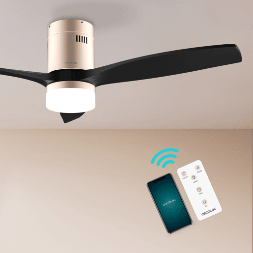 Ventoinhas de teto Aero 5600 Aqua GoldBlack Connected Cecotec Ventoinhas de teto Aero 5600 Aqua GoldBlack Connected Cecotec