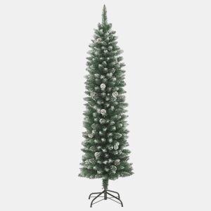 Árvore de Natal - Pinheiro de Natal artificial fina com suporte 120 cm PVC