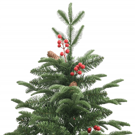Árvore de Natal - Pinheiro de Natal artificial articulada c pinhas e bagas 210 cm