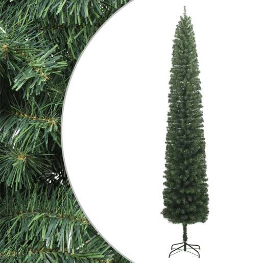 Árvore de Natal - Pinheiro de Natal fina com suporte 300 cm PVC