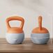 Kettlebell Plástico, Arena Metálica SPORTNOW Kettlebell Plástico, Arena Metálica SPORTNOW Naranja
