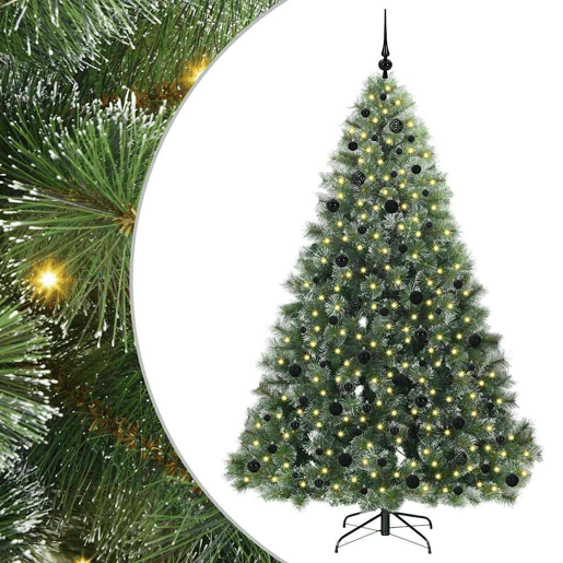 Árvore de Natal - Pinheiro de Natal Artificial com 300 LEDs Verde 210 cm PE e PVC Árvore de Natal - Pinheiro de Natal Artificial com 300 LEDs Verde 210 cm PE e PVC
