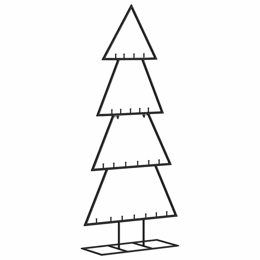 Árvore de Natal - Pinheiro de Natal para decoração 125 cm metal preto Árvore de Natal - Pinheiro de Natal para decoração 125 cm metal preto