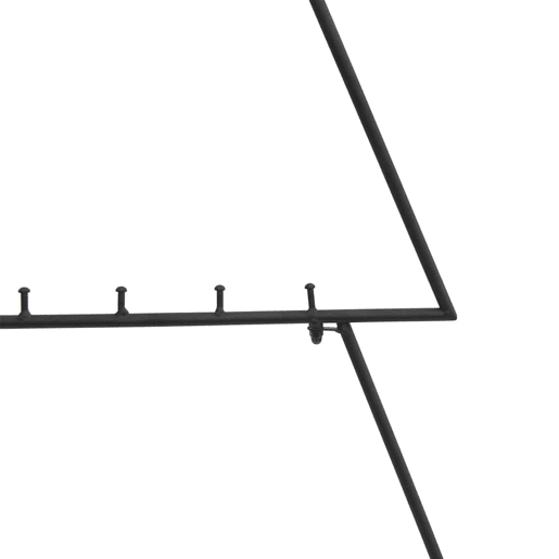 Árvore de Natal - Pinheiro de Natal para decoração 125 cm metal preto Árvore de Natal - Pinheiro de Natal para decoração 125 cm metal preto