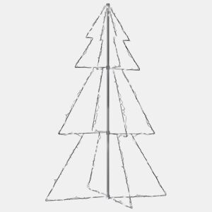 Árvore de Natal - Pinheiro de Natal em cone 200 LEDs 98x150 cm interior e exterior