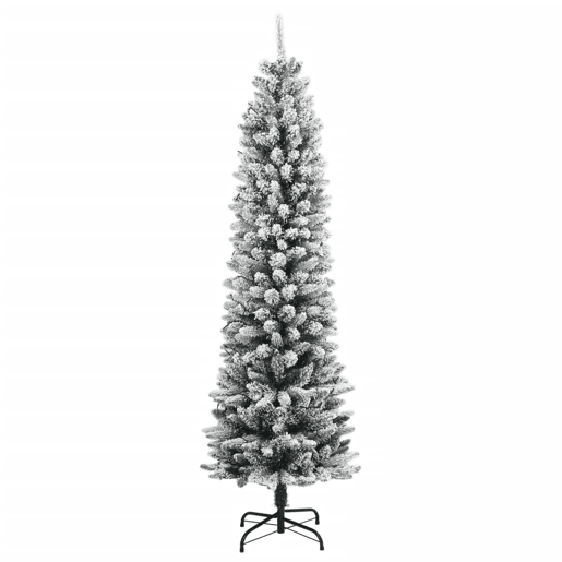 Árvore de Natal - Pinheiro de Natal artificial com 150 luzes LED e neve 120 cm