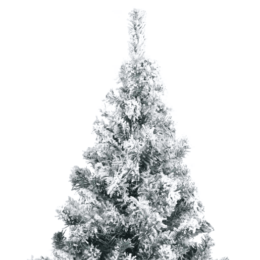 Árvore de Natal - Pinheiro de Natal artificial c flocos de neve 240 cm PVC verde Árvore de Natal - Pinheiro de Natal artificial c flocos de neve 240 cm PVC verde