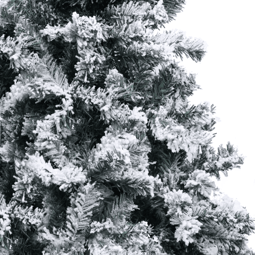 Árvore de Natal - Pinheiro de Natal artificial c flocos de neve 240 cm PVC verde Árvore de Natal - Pinheiro de Natal artificial c flocos de neve 240 cm PVC verde