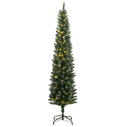 Árvore de Natal - Pinheiro de Natal artificial fina com 300 luzes LED 180 cm Árvore de Natal - Pinheiro de Natal artificial fina com 300 luzes LED 180 cm