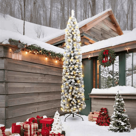 Árvore de Natal - Pinheiro de Natal Artificial Verde 240 cm PVC e Aço e Plástico