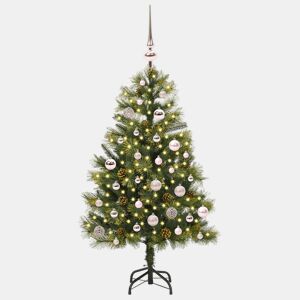 Árvore de Natal - Pinheiro de Natal Artificial Articulada com Cones Verde 150 cm