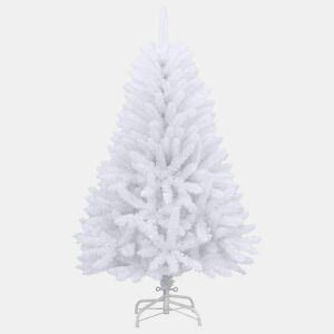 Árvore de Natal - Pinheiro de Natal artificial articulada com suporte 120 cm branco