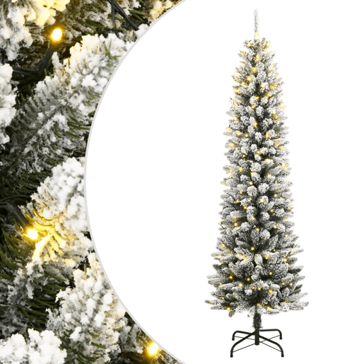 Árvore Natal - Pinheiro de Natal artificial c 300 luzes LED e flocos de neve 180cm Árvore Natal - Pinheiro de Natal artificial c 300 luzes LED e flocos de neve 180cm