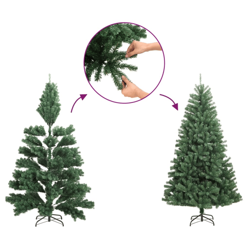 Árvore de Natal - Pinheiro de Natal artificial com 300 luzes LED 180 cm