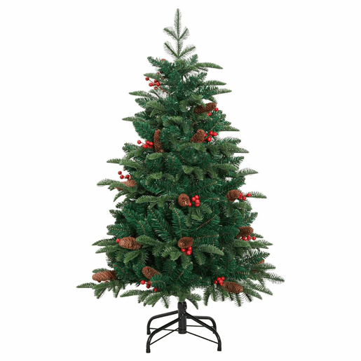 Árvore de Natal - Pinheiro de Natal Artificial Verde 150 cm PVC, Metal e Plástico