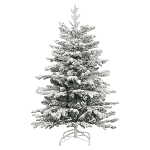 Árvore de Natal - Pinheiro de Natal artificial articulada c flocos de neve 150 cm