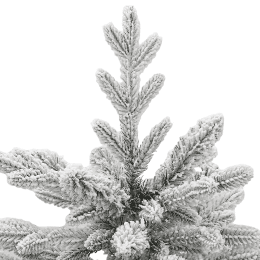 Árvore de Natal - Pinheiro de Natal artificial articulada c flocos de neve 150 cm