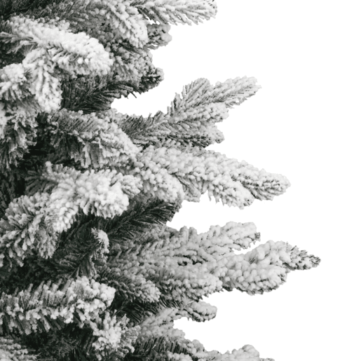 Árvore de Natal - Pinheiro de Natal artificial articulada c flocos de neve 150 cm