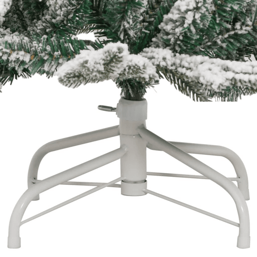 Árvore de Natal - Pinheiro de Natal artificial articulada c flocos de neve 150 cm