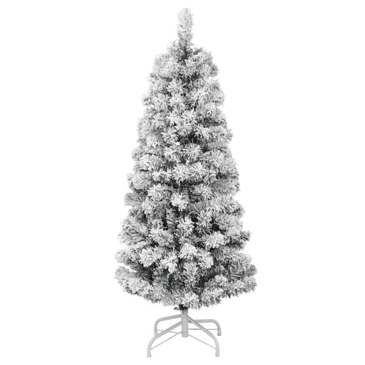 Árvore de Natal - Pinheiro de Natal artificial articulada c flocos de neve 150 cm