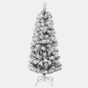 Árvore de Natal - Pinheiro de Natal artificial articulada c flocos de neve 150 cm