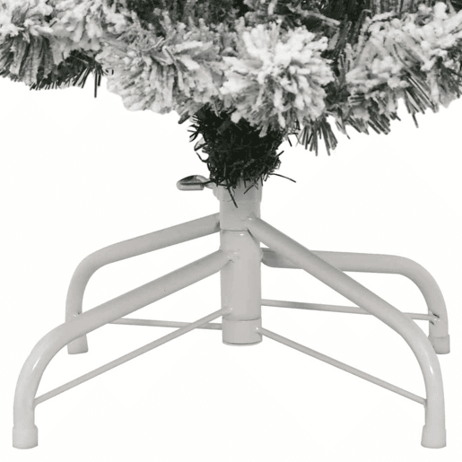 Árvore de Natal - Pinheiro de Natal artificial articulada c flocos de neve 150 cm