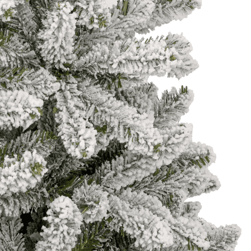 Árvore de Natal - Pinheiro de Natal artificial articulada c flocos de neve 270 cm