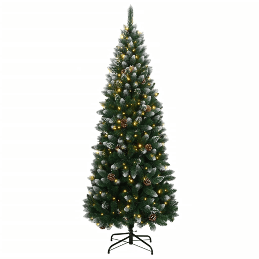 Árvore de Natal - Pinheiro de Natal artificial com 300 luzes LED 240 cm