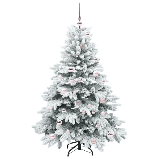 Árvore de Natal - Pinheiro de Natal Artificial com 150 LEDs Verde 150 cm PE e PVC