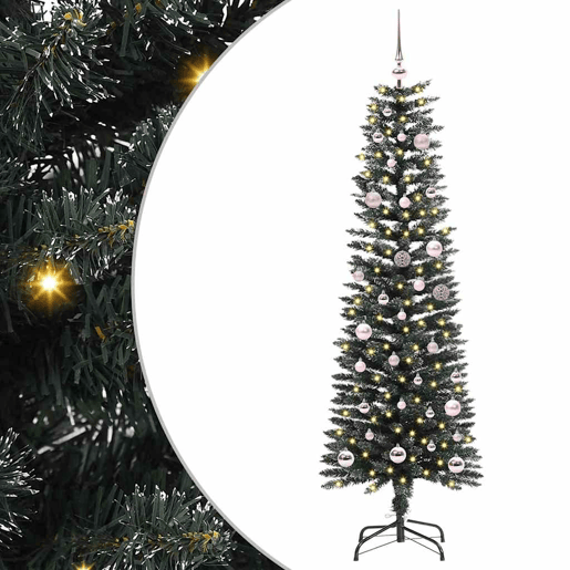 Árvore de Natal - Pinheiro de Natal Artificial com 150 LEDs Verde 43 x 43 x 150 cm