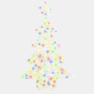 Árvore de Natal - Pinheiro de Natal com 100 LEDs Multicolor 120 cm Acrílo